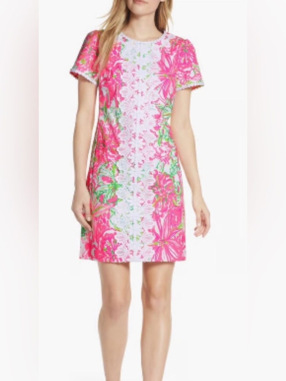 Lilly Pulitzer Maisie stretch cotton pique dress.
